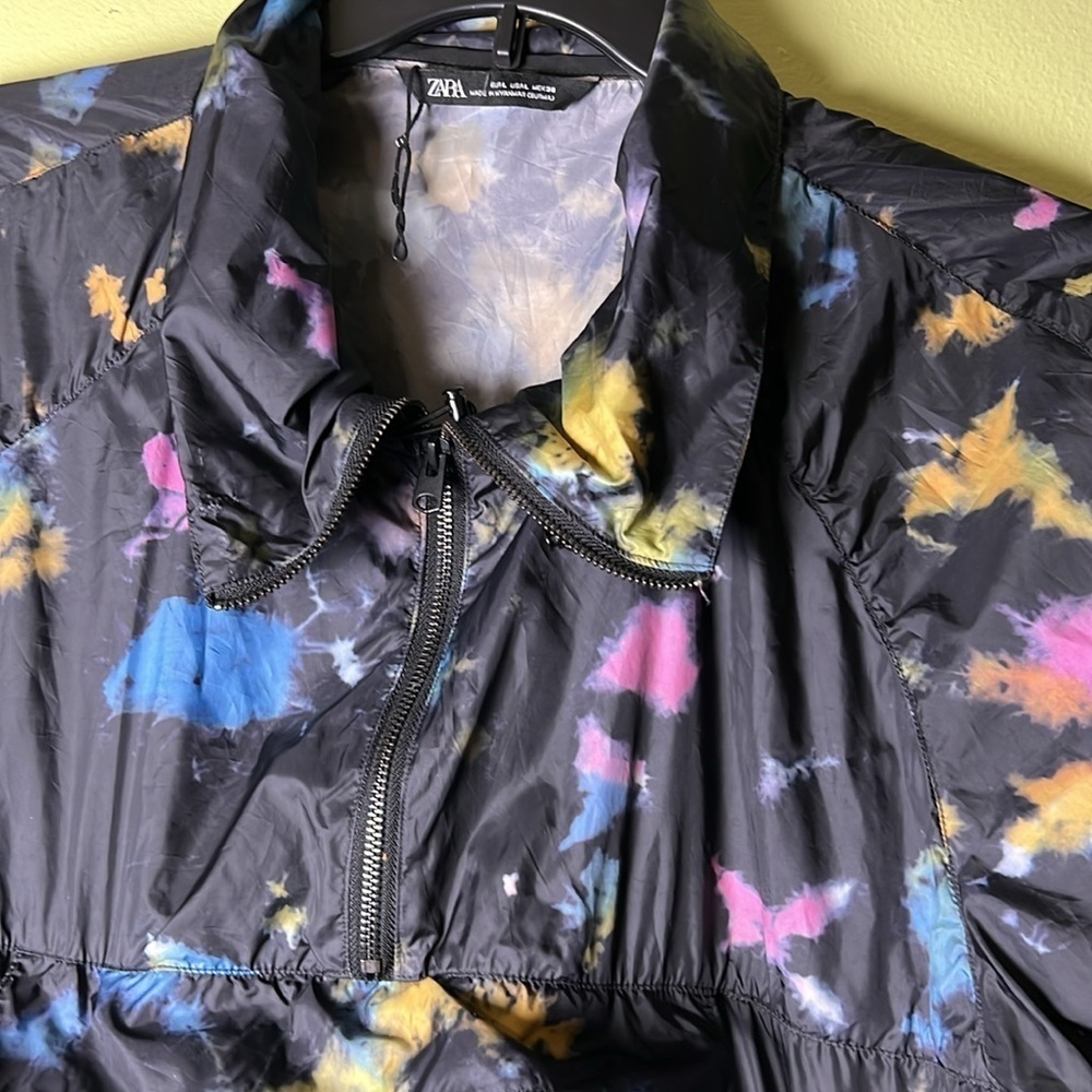 Zara Multicolor tie-dye Women's windbreaker Jacket - Picture 2 of 8